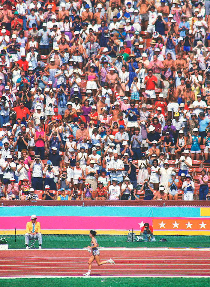 “Once I passed through that tunnel,” Benoit says of entering the L.A. Coliseum for the marathon’s final leg, “I knew things would never be the same.”